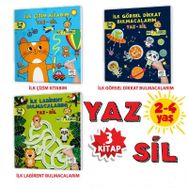 Mucit Karınca Yaz Sil Kitaplar Serisi 2-4 Yaş 2. Set-Yükselen Zeka Yayınları