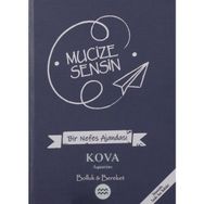 Mucize Sensin Kova Burcu Sembollü Süresiz Tarihsiz Lacivert 25x17 cm Ajanda