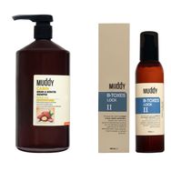 Muddy Cabin Argan Keratin 1000 ml Şampuan + B-toxes Lock II 190 ml Durulanmayan Bakım Sütü