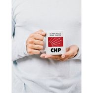 Mug Maker Chp Logolu Beyaz Kupa Bardak