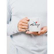 Mug Maker Türkiye Logolu Beyaz Kupa Bardak