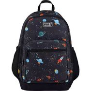 Muggle 0402 Galaxy Siyah Okul Çantası