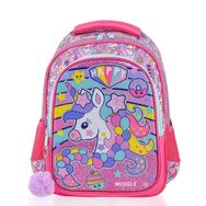 Muggle MU6443 Pembe Happy Unicorn Okul Çantası