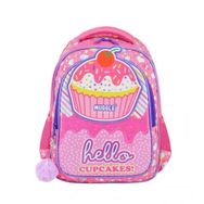 Muggle MU7051 Pembe Cup Cake Kız Çocuk İlkokul Çantası