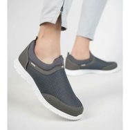 Muggo Star Füme Ortopedik Bağcıksız Unisex Spor Ayakkabı