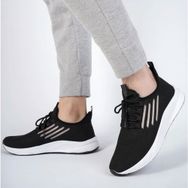 Muggo Ultraboost Siyah Ortopedik Günlük Unisex Spor Ayakkabı