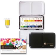 Mungyo MWPH-12 Aquarel 12'li Yarim Tablet Sulu Boya