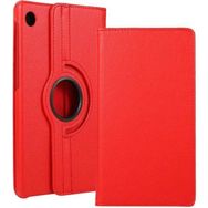Musal Lenovo Tab M10 Plus TB-125F TB-128F 3. Jenerasyon Dönen Standlı 360 Kırmızı Tablet Kılıf