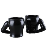 Muscle Mug Kaslı Siyah Kupa Bardak