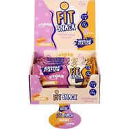 Muscle Station 40 gr Caramel Fit Snack Vegan Protein Bar