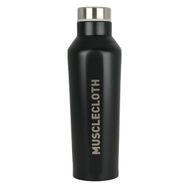 MuscleCloth Paslanmaz 500 ml Siyah Çelik Termos