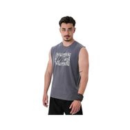 MuscleCloth Tactical Füme Erkek Kolsuz T-Shirt