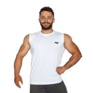 MuscleCloth Training Kolsuz Beyaz Erkek T-Shirt