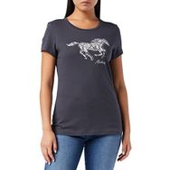 Mustang Alexia C Foilprint Lacivert Kadın T-Shirt