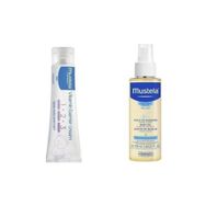 Mustela 100 ml Baby Massage Oil Nemlendirici ve Rahatlatıcı Bebek Yağı ve Mustela Vitamin Barrier 100 ml 1.2.3 Pişik Kremi