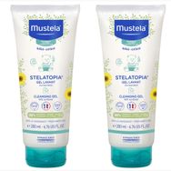 Mustela 200 ml 2 Kutu Stelatopia Cleansing Gel