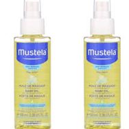 Mustela 2x100 ml Bebek Bakım Masaj Yağı