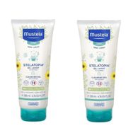 Mustela 2x200 ml Stelatopia Cleansing Krem Şampuan