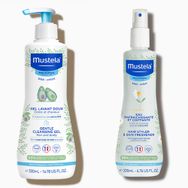 Mustela Baby 500 ml Şampuan+Mustela Hair Styler & Skin Freshner 200 ml Banyo Seti