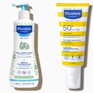 Mustela Gentle Cleansing Gel 500 ml+200 ml Güneş Kremi Seti