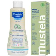Mustela Gentle Papatya Özlü 500 ml Bebek Şampuanı ve 200 ml Banyo Köpüğü