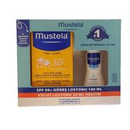 Mustela Güneş Losyonu SPF 50+ 100 ml 50 ml Hediye Vücut losyonu