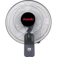 Musullu MSF-1619 WF Siyah Fırnız Duvar Vantilatörü