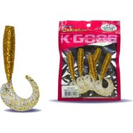 Mutant 3545 01 Runner Tail 8 cm Levrek Silikonu 5'li Paket Suni Yem