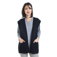 Mutlu 312 Siyah Kadın Triko Yelek