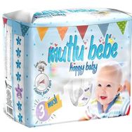 Mutlu Bebe No:3 Midi Bebek Bezi