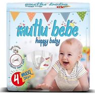 Mutlu Bebe No:4 Maxi 24 Adet Bebek Bezi