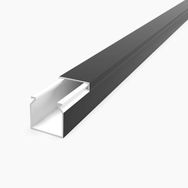 Mutlusan 12x12 mm Siyah Sidem Kablo Kanalı