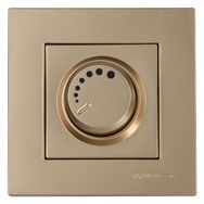 Mutlusan 600 W Çerçeveli Rita Antik Altın Işıklı Dimmer