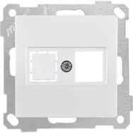Mutlusan Candela 1RJ45 Beyaz Mek+Tuş Data Prizi