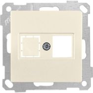 Mutlusan Candela 1RJ45 Krem Mek+Tuş Data Prizi
