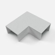 Mutlusan Mat Gri 25x16 mm L Köşe Kablo Kanalı Ek Parçası