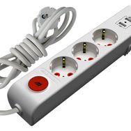 Mutlusan Ri-Tech 3'lü 2 m Usb Anahtar Topraklı Grup Priz