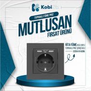 Mutlusan Rita Füme Çerçeveli Ikili Usb'li Topraklı Priz