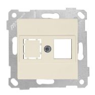Mutlusan Rita Krem Mek+Tuş 1RJ45 12 Adet Data Prizi