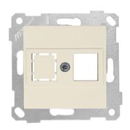 Mutlusan Rita Krem Mek+Tuş 1RJ45 6 Adet Data Prizi