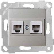 Mutlusan Rita Titanyum 1RJ12 6 Adet Mek+Tuş Tel. Priz