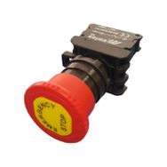 Mutlusan SW-AS542E 40 mm Acil Stop Etiketli 1NC Mantar Buton