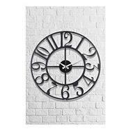Muyika Bonni Metal Siyah 50x50 cm Duvar Saati