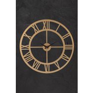 Muyika MYK1230 Romental Metal Eskitme 50x50 cm Duvar Saati