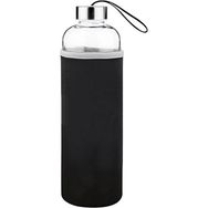 My Bottle 470 Ml Siyah Peluşlu Cam Matara