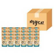 My Cat Hamsi ve Ton Balıklı Pouch 24x85 gr Yaş Mama