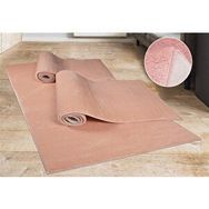 My Evilla Modern Dekoratif Halı Jel Kaymaz Taban Pembe Yatak Odası Halı Seti
