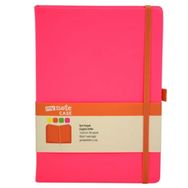 My Note MYN127 Case Turuncu Neon Pembe Çizgisiz Defter
