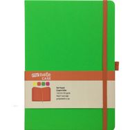 My Note MYN127 Case Turuncu Neon Yeşil Çizgisiz Defter