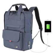 My Valice 1205 Lacivert Smart Bag Usb Şarj Girişli Akıllı Sırt Çantası